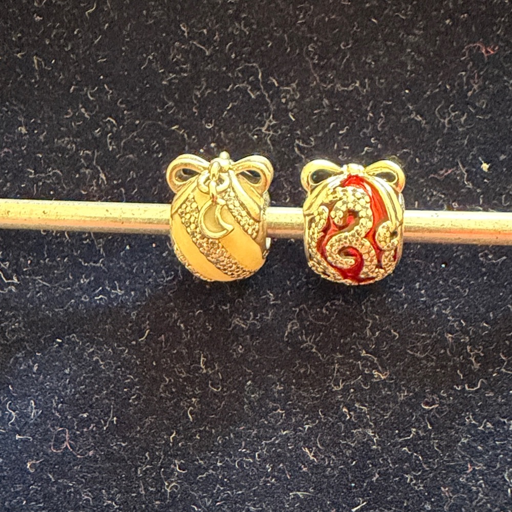 Vintage Pandora holiday release ornament charms